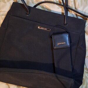 black nine west handbag